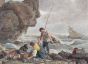 LES PECHEURS DES MONTS PYRENEES - fishing print detail 2